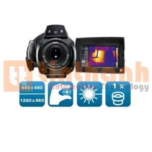 Camera ảnh nhiệt (640 x 480 pixel, 1 ống kính) Testo 890 (0563 0890 X1)