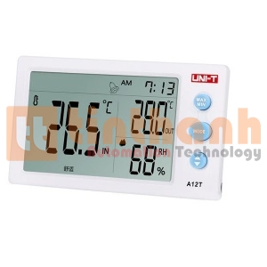 Đồng hồ đo nhiệt độ, độ ẩm Uni-T A12T (50°C, 95%RH)