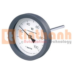 Đồng hồ đo nhiệt độ lưỡng kim SK Sato BM-T-100P (2080-12, 0~100°C, 50mm)