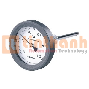 Đồng hồ đo nhiệt độ lưỡng kim SK Sato BM-T-75P (2086-00, 0~50°C, 50mm)
