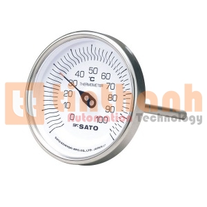 Đồng hồ đo nhiệt độ lưỡng kim SK Sato BM-T-90S (2010-52, 0~150°C, 100mm)