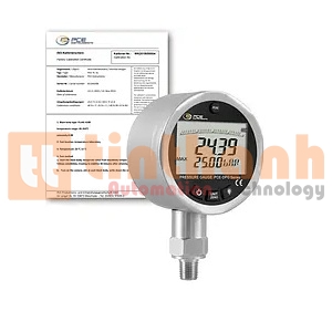 Máy đo áp suất (0 … 362,6 psi, 0 … 25 bar, kèm Certificate ISO) PCE DPG 25-ICA