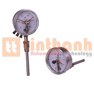 Đồng hồ đo nhiệt độ chỉ thị kim SK Sato LAT-100SE (3115-L, Đầu đo sau)