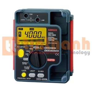 Máy đo điện trở cách điện Sanwa MG1000 set (1000V/500V/250V, 4000MΩ)