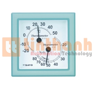 Đồng hồ đo độ ẩm, nhiệt độ SK Sato Mini (1006-10, Green) (-30~50°C, 10~90%rh)