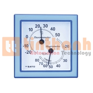 Đồng hồ đo độ ẩm, nhiệt độ SK Sato Mini (Blue) (1006-00, -30~50°C, 10~90%rh)