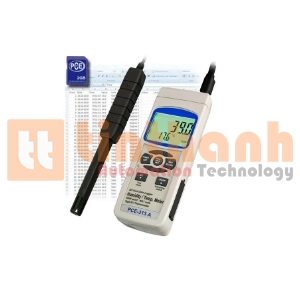 Máy đo nhiệt độ, độ ẩm PCE-313A (có thẻ nhớ)