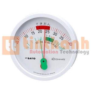 Nhiệt ẩm kế dạng cơ SK Sato Roommate (1024-00) (5~39°C, 20~100%rh)