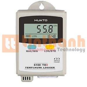 Thiết bị đo và ghi dữ liệu nhiệt độ, độ ẩm Huato S100-TH (-20~+70℃)