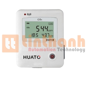Thiết bị đo và ghi dữ liệu nhiệt độ, độ ẩm, khí CO2 Huato S653 (0~5000PPM, -30~+70℃, 0~100%RH)
