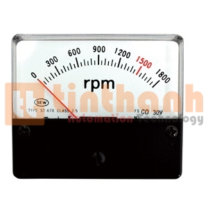 Đồng hồ đo điện gắn tủ đa năng SEW ST-670 (2% DC, 2.5% AC, 2.0% tần số)