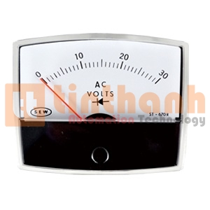 Đồng hồ đo điện gắn tủ đa năng SEW ST-670R (2% DC, 2.5% AC)