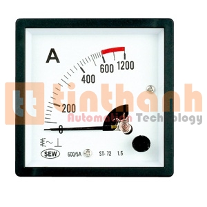 Đồng hồ đo điện áp gắn tủ điện SEW ST-72 DC 600V (2% DC)