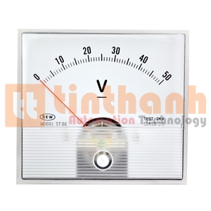 Đồng hồ đo điện gắn tủ đa năng SEW ST86 DC 100V (2%)