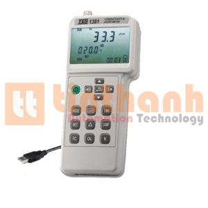 Máy đo nước đa chỉ tiêu TES -1381K (pH, ORP, EC, TDS, Điện trở suất, Độ mặn, Nồng độ và Nhiệt độ)