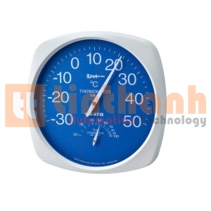 Đồng hồ nhiệt ẩm kế treo tường SK Sato TH-300, dải đo nhiệt độ từ -30 đến 50°C, dải đo độ