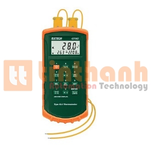 Máy đo nhiệt độ tiếp xúc (kiểu K, J) Extech 421502