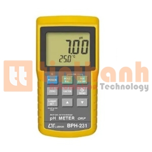 Máy đo pH/ORP Lutron BPH-231 (RS232/USB, Data logger)