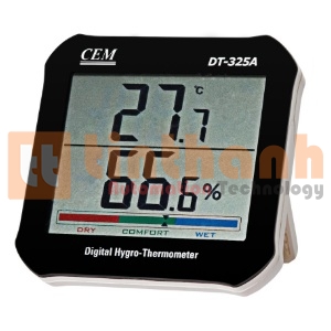 Máy đo nhiệt độ và độ ẩm để bàn CEM DT-325A (-10~60°C, 10~99%RH)