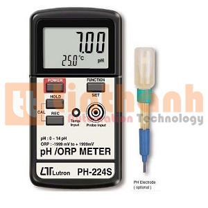 Thiết bị đo độ pH/ORP Lutron PH-224S