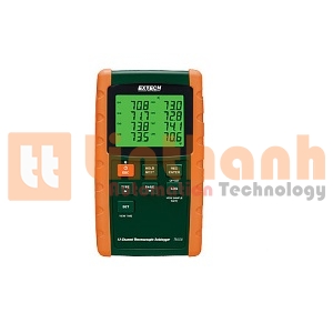 Bộ ghi dữ liệu nhiệt độ Extech TM500 (12 kênh, 6 loại cặp nhiệt độ)